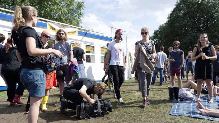 Das Publikum beim Haldern Pop Festival 2014