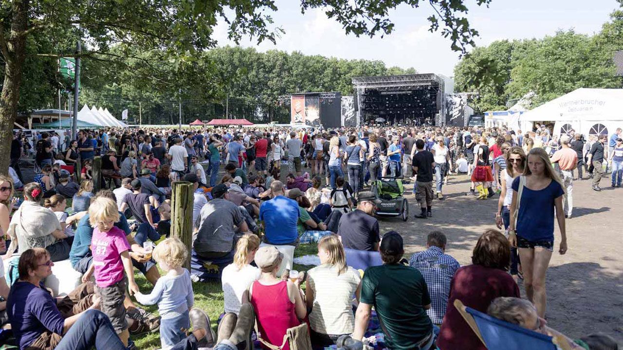 Das Publikum beim Haldern Pop Festival 2014