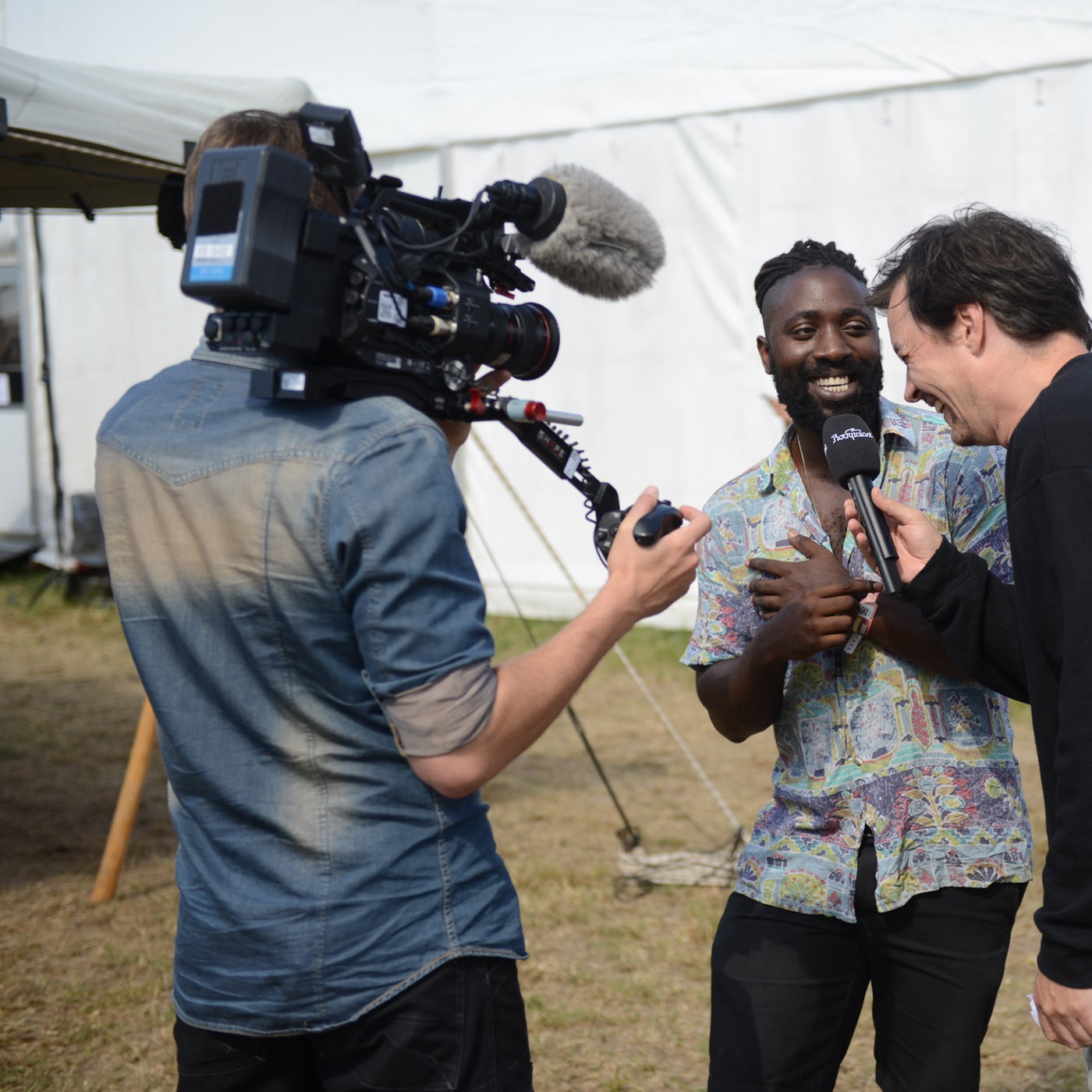 Kele von Bloc Party im Interview beim Highfield Festival 2016