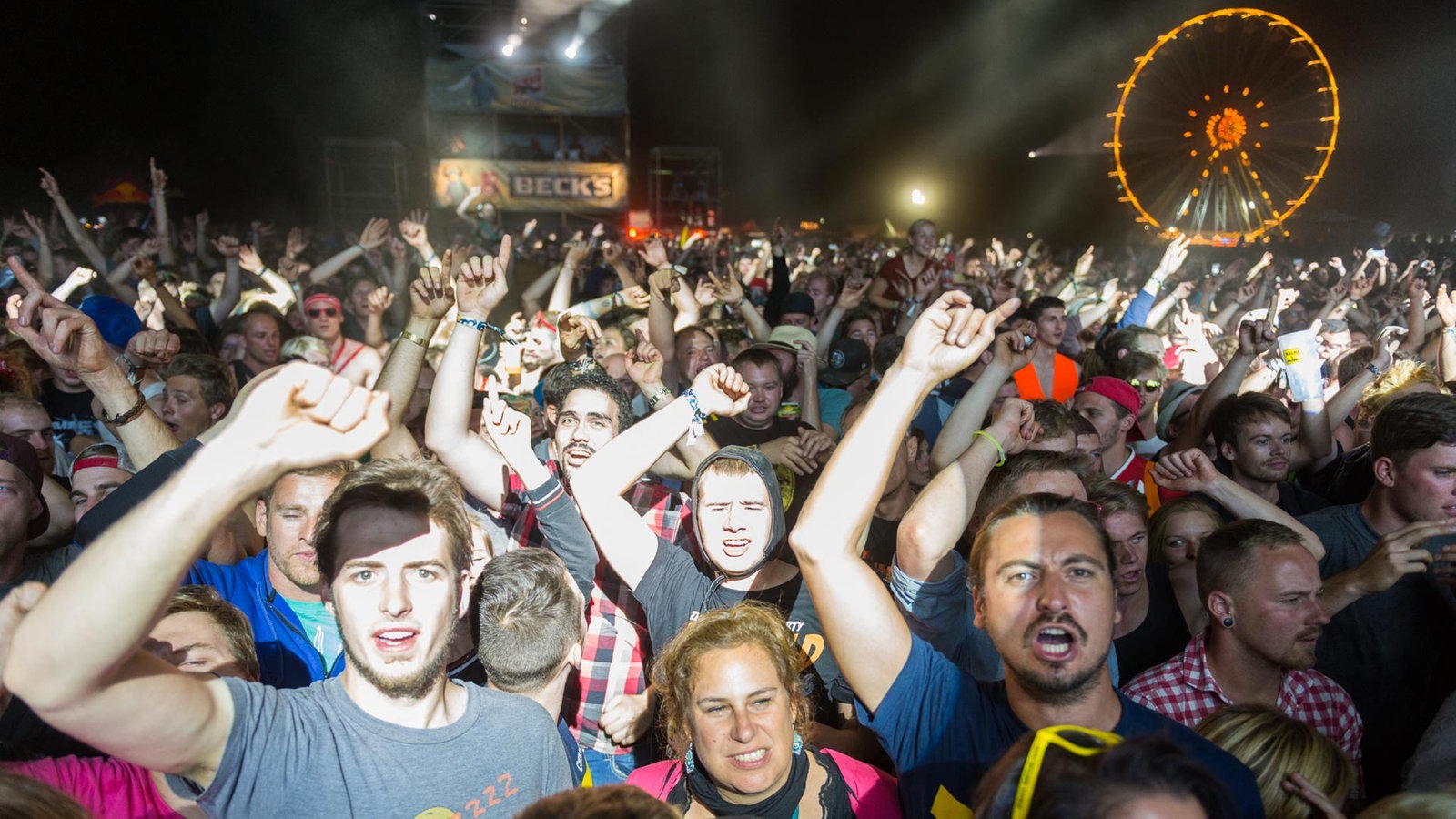 Publikum von Scooter beim Highfield Festival 2016
