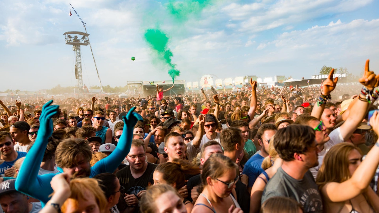Publikum von Sum 41 beim Highfield Festival 2016