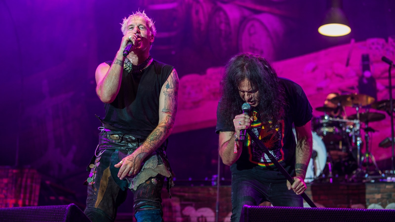 In Extremo mit Mille von Kreator beim Summer Breeze 2017