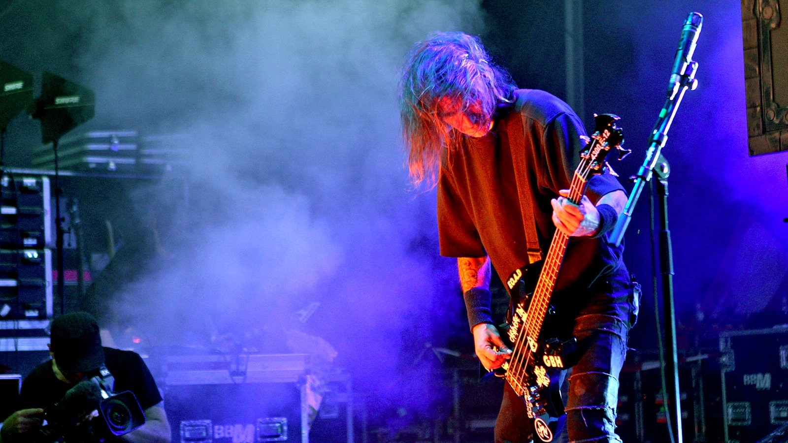 Kreator während eines Auftrittes im Rahmen des "XXIV. With Full Force Festival 2017" vom 22.06. - 24.06.2017 in Ferropolis, Gräfenhainichen. 