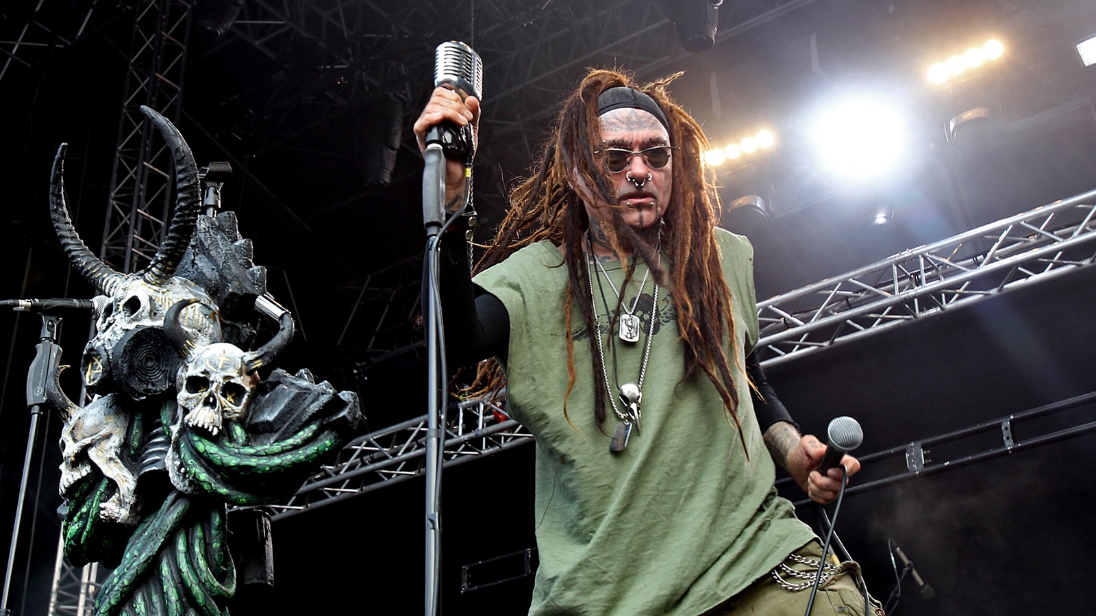 Ministry während eines Auftrittes im Rahmen des "XXIV. With Full Force Festival 2017" vom 22.06. - 24.06.2017 in Ferropolis, Gräfenhainichen.