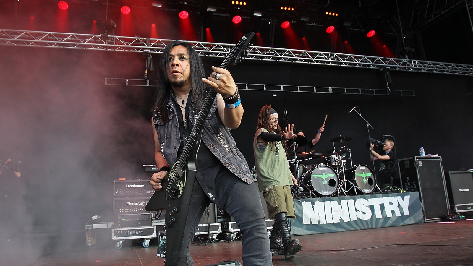 Ministry während eines Auftrittes im Rahmen des "XXIV. With Full Force Festival 2017" vom 22.06. - 24.06.2017 in Ferropolis, Gräfenhainichen.