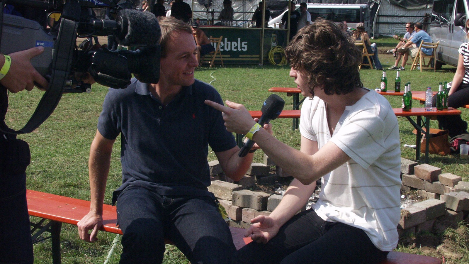 The Kooks im Interview im Rahmen des Haldern Pop Festivals 2006