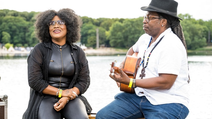 Tanya Stephens unplugged beim Summerjam Festival 2023