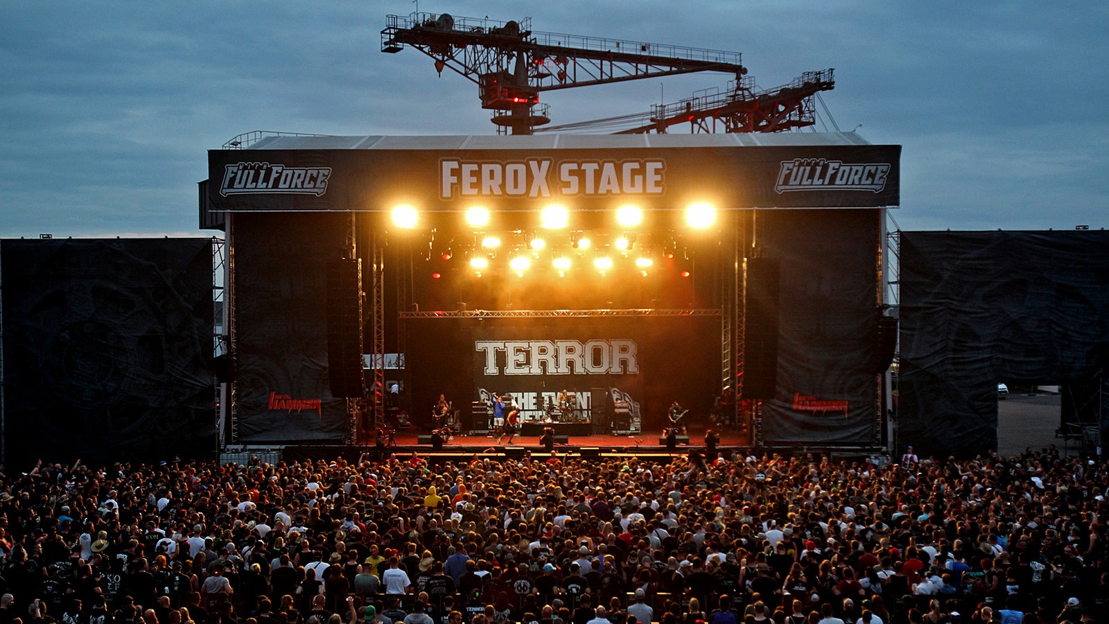 Terror während eines Auftrittes im Rahmen des "XXIV. With Full Force Festival 2017" vom 22.06. - 24.06.2017 in Ferropolis, Gräfenhainichen.