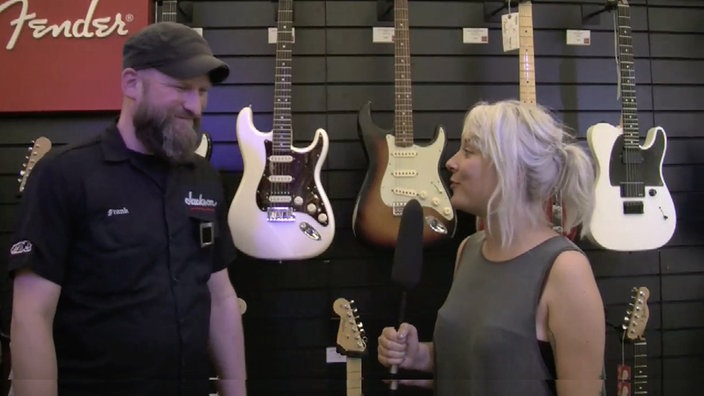 Gitarren auf dem Rock Hard Festival