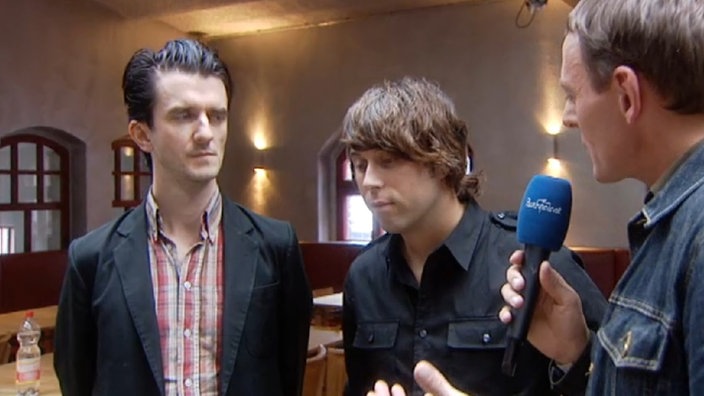 The Rakes im Rahmen des Rocknacht Specials 2009 im Kölner E-Werk im Interview mit Rockpalast