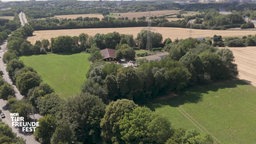 Das Bild zeigt das Tierheim Bochum aus der Luft 