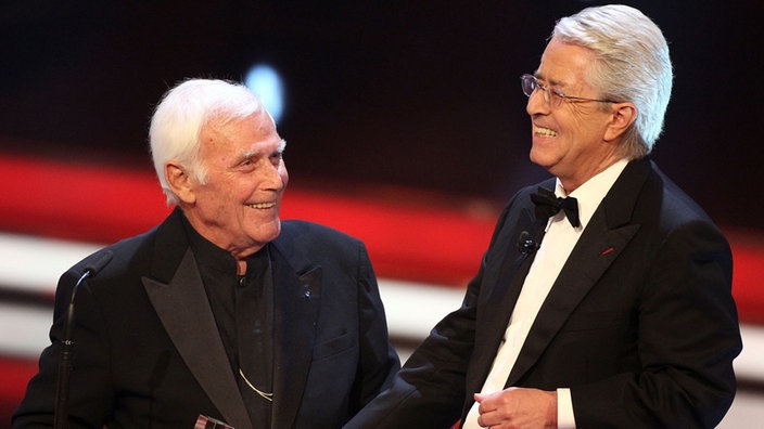 Ehrenpreisträger Joachim Fuchsberger und Frank Elstner