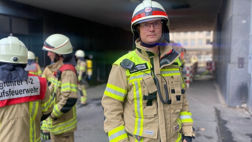 Einsatzleiter Daniel Richmann