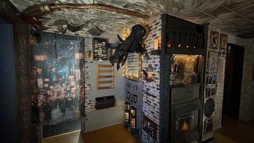 Im Flur hängt ein Dementor und der Nimbus2000
