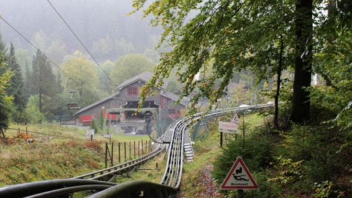 Sommerrodelbahn Alpine Coaster Trapper im Fort Fun