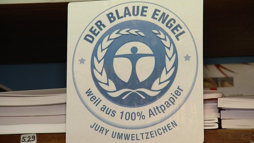 Das Bild zeigt das Siegel Blauer Engel
