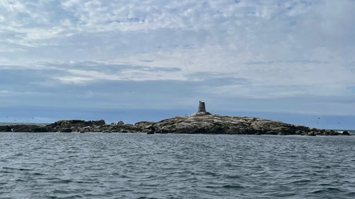 Fernaufnahme der schwedischen Insel Marsten.
