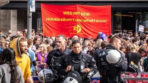 Demonstration gegen die Veranstaltung "Marsch für das Leben"