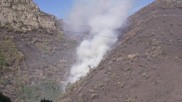 Löscheinsatz: Waldbrand in Spanien 