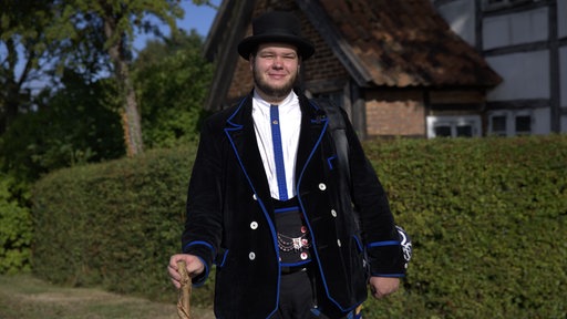 Handwerker Oliver Pesse auf der Walz bei Soest