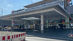 Vorplatz vor dem Hauptbahnhof in Essen