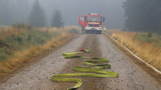 Waldbrand im Hohen Venn