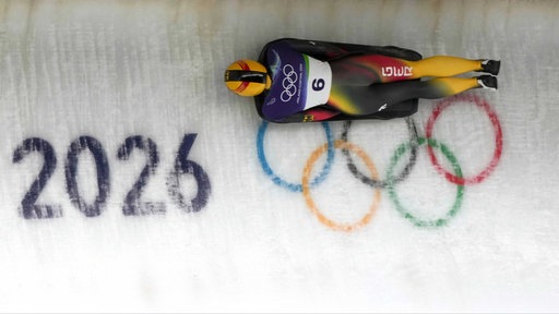 Jacqueline Pfeifer auf dem Skeleton bei Olympia 2026