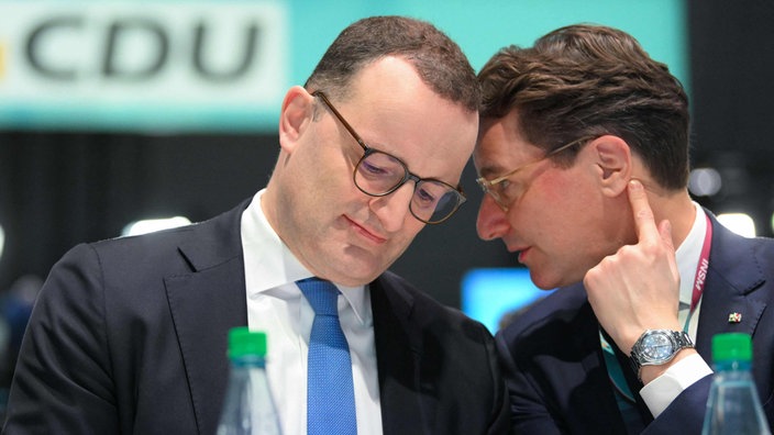 Jens Spahn und Hendrik Wuest 