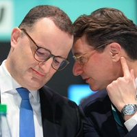 Jens Spahn und Hendrik Wuest 