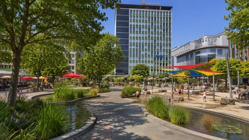Der Kennedyplatz in Essen