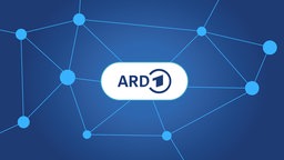 Illustration ARD Netzwerk mit ARD Logo