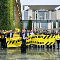 Kommunen in NRW am Limit - Protest in Berlin