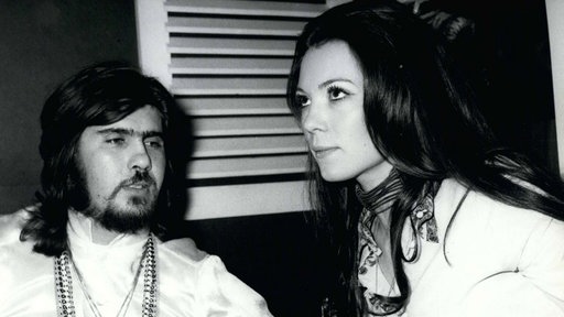Iris Berben und ihr Lebensgefährte Abi Ofarim im Mai 1970