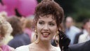 Schauspielerin Iris Berben im Juli 1988 bei Dreharbeiten zu "Das Erbe der Guldenburgs"