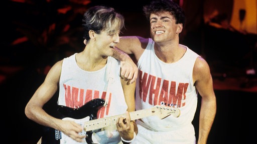 Popgruppe Wham live