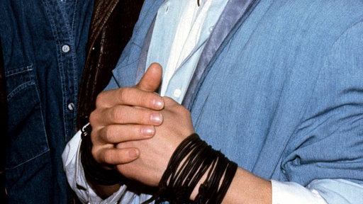 Handgelenke von a-ha-Sänger Morten Harket