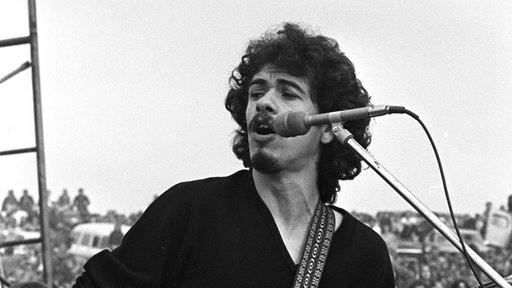 Carlos Santana live in Altamont 1969