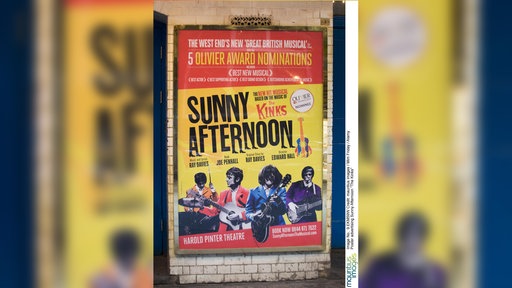 Plakatwerbung für das "Kinks"-Musical