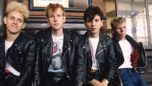 Porträt der Band Depeche Mode, ca. 1982