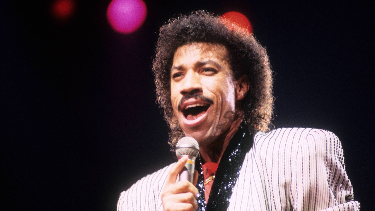 Sänger Lionel Richie in den 80er Jahren