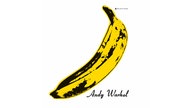 Plattencover mit Banane und Signatur "Andy Warhol"