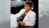 Cover des Albums "Thriller" mit einem Foto von Michael Jackson