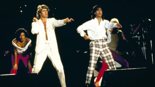 Popgruppe Wham live