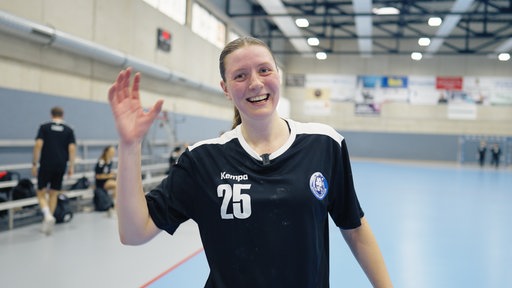 Die Handballspielerin Kim Ott