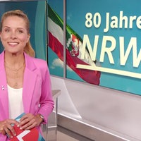 Moderatorin Miriam Lange im Lokalzeit Studio