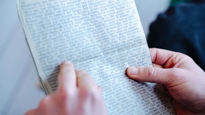 Ein mit Schreibmaschine geschriebener Brief.
