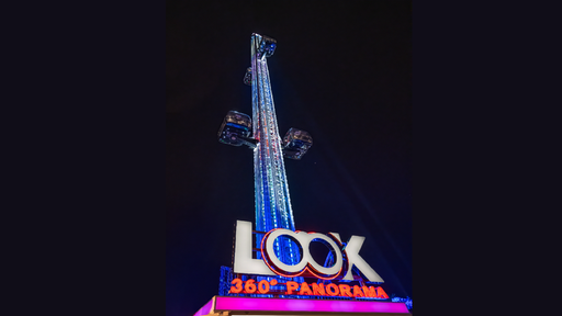 Skylift bei Nacht