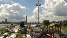 Skylift auf der Rheinkirmes in Düsseldorf