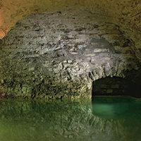 Historischer Quellkeller unter dem LWL-Museum in Paderborn