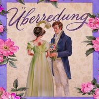 Illustration: Zwei Menschen, darüber der Schriftzug "Überredung".